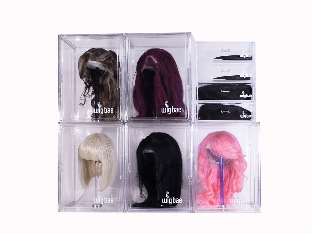 Wigbae Premium Case and Drawer Combo Set